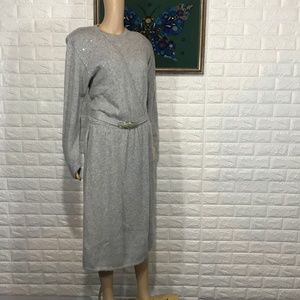 Vintage St. John Sweater Dress with Belt Saks 5th